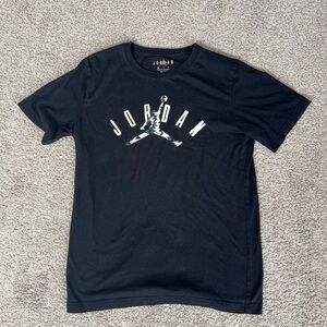 Jordan Flight MVP T-Shirt Air Jordan Logo Black Short Sleeve Child XL 13-15 yrs